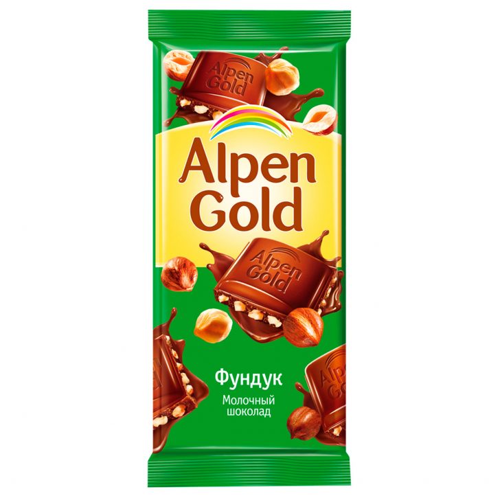 Шоколадка "Alpen Gold Фундук"